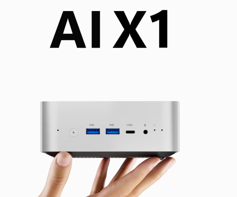 MINISFORUM AI X1 MINI PC AMD Ryzen7 255 CPU 32GB DDR5 2x512GB SSD 780M iGPU Wifi