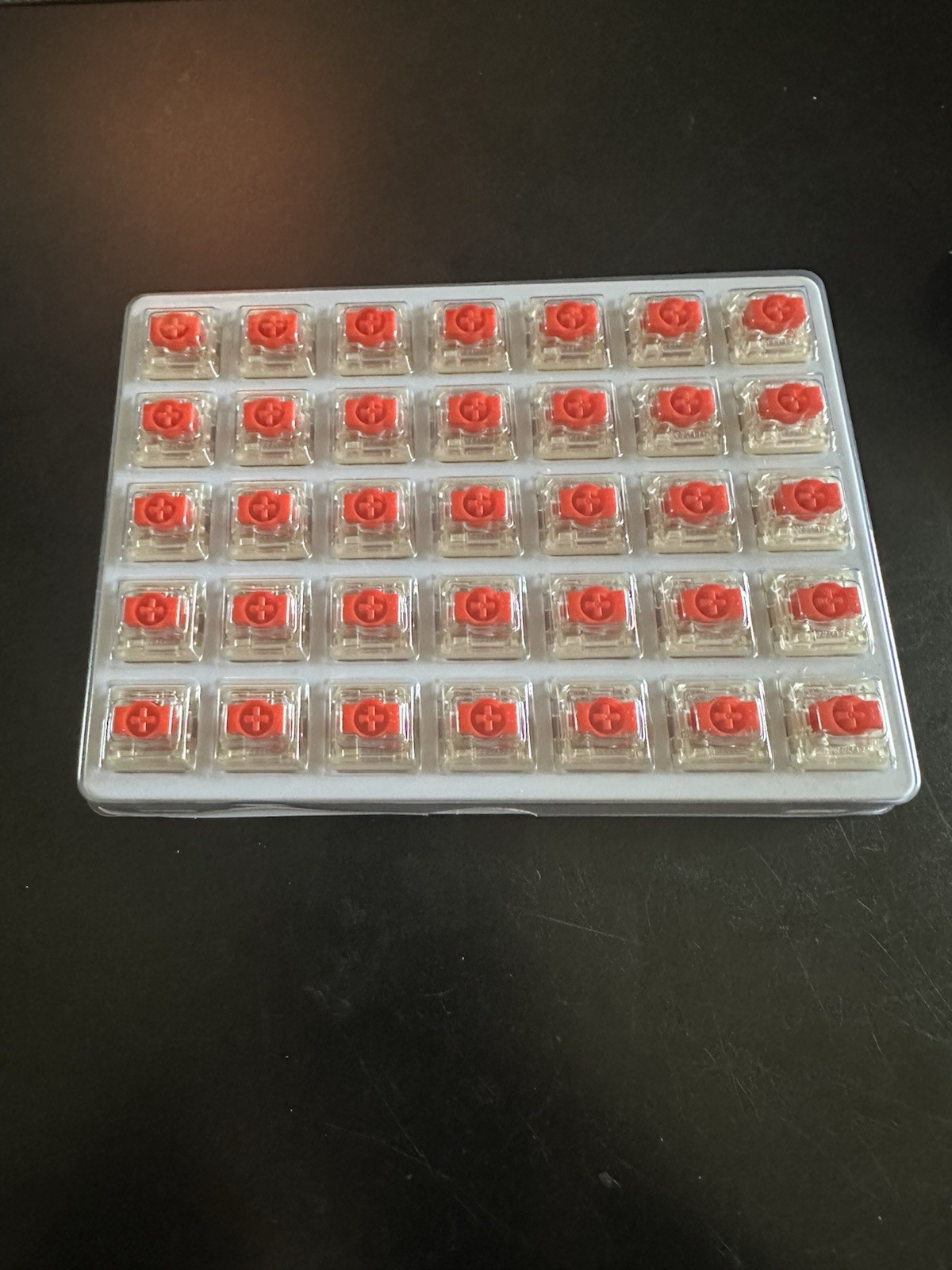 Gateron KS-33 Low Profile V2 Mechanical Gaming Keyboard Switches Red 35 Pieces
