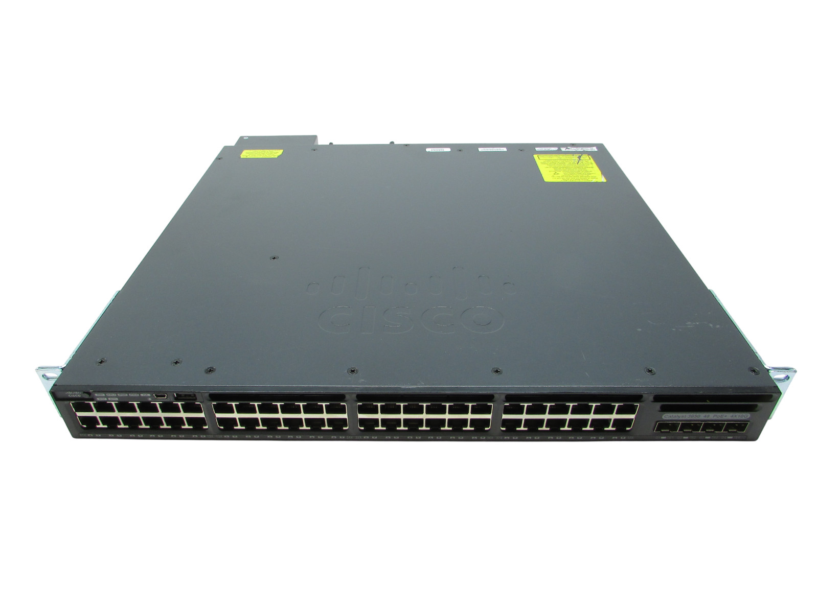 Cisco WS-C3650-48FQ-L 48-Port PoE + 4x 10GB SFP+ w/ Single AC Power