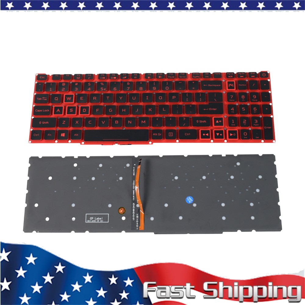 Keyboard Backlit For Acer Nitro 5 AN515-43 AN515-44 AN515-54 AN515-55 AN517-51