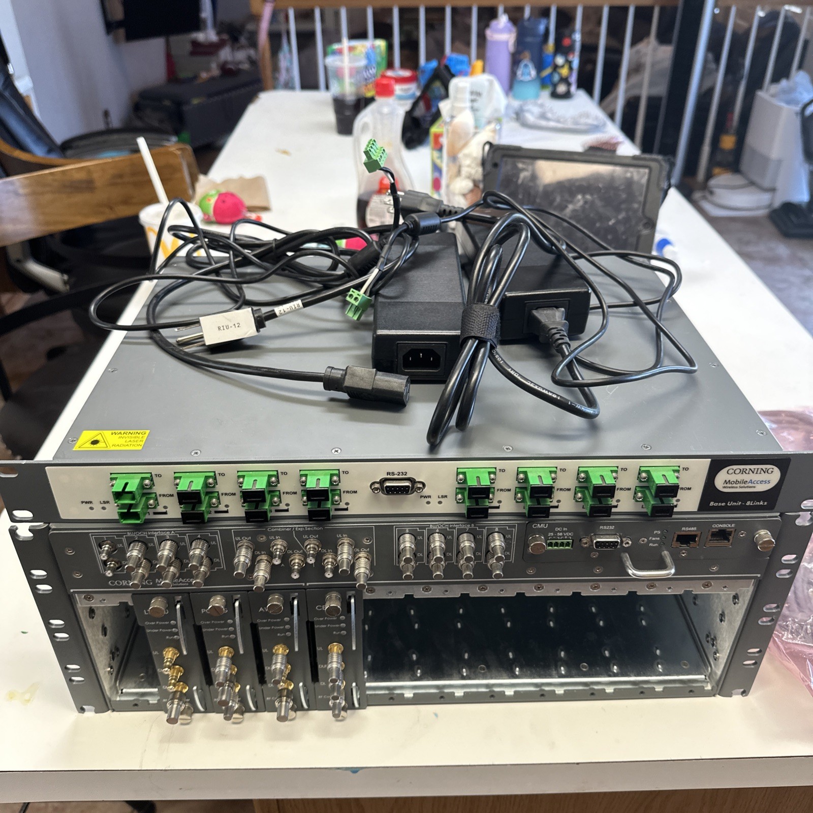 Corning MobileAccess RIU-12, Conditioner Cards & Base Unit