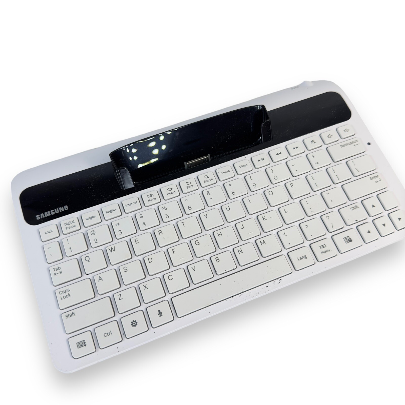 Samsung ECR-K10AWE Galaxy Tab 7" White/Black Tablet Keyboard 