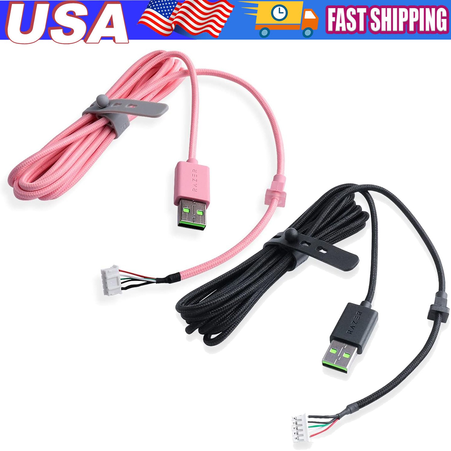 New USB Cable for Razer Kraken Edition Ultimate Edition Headphone Headset Cable