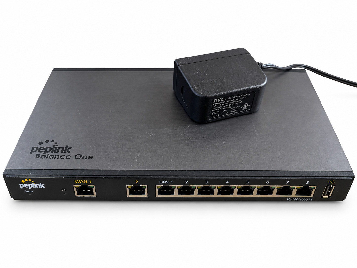 Peplink Balance One Core BPL-ONE-CORE Dual WAN Gigabit Router w/ Power Adapter