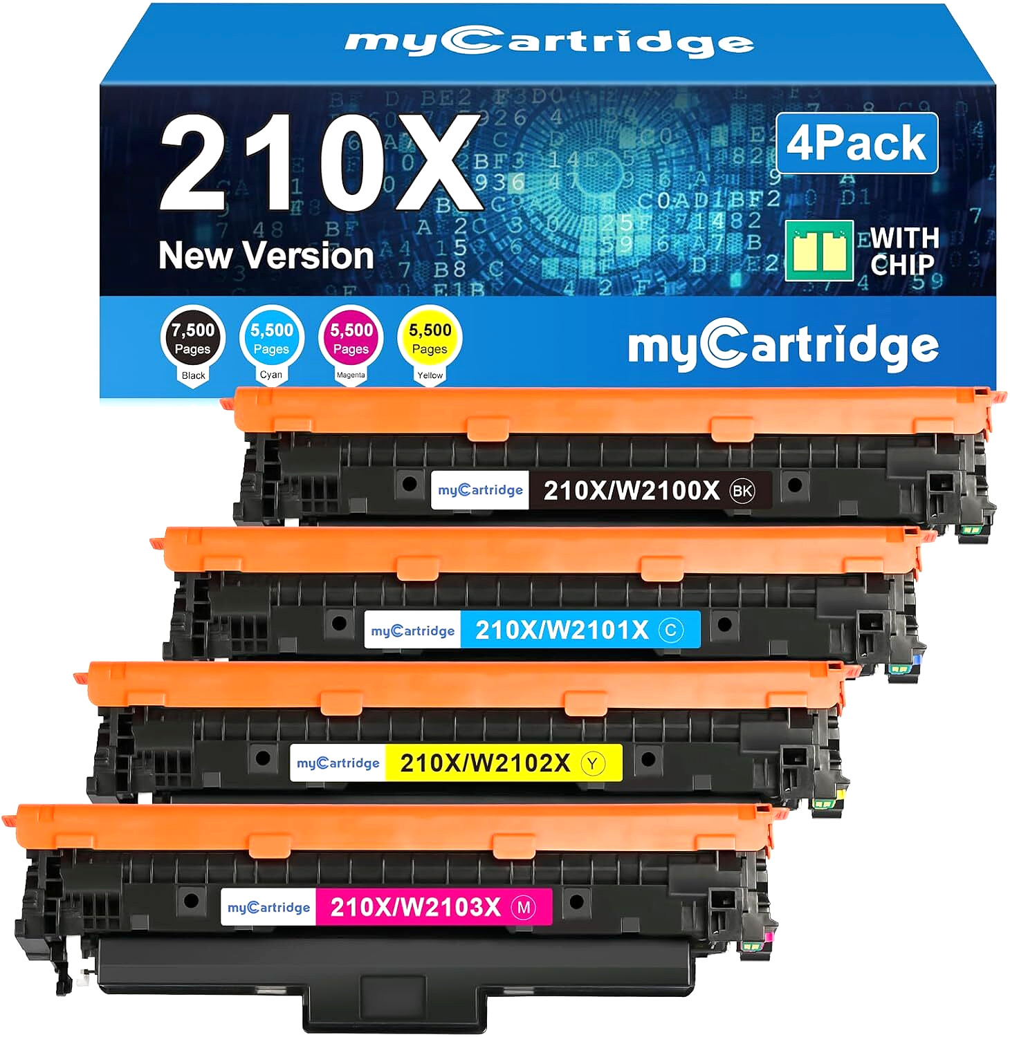 210X/210A Toner Cartridge for HP Color LaserJet Pro 4201 & 4301 Series Printers