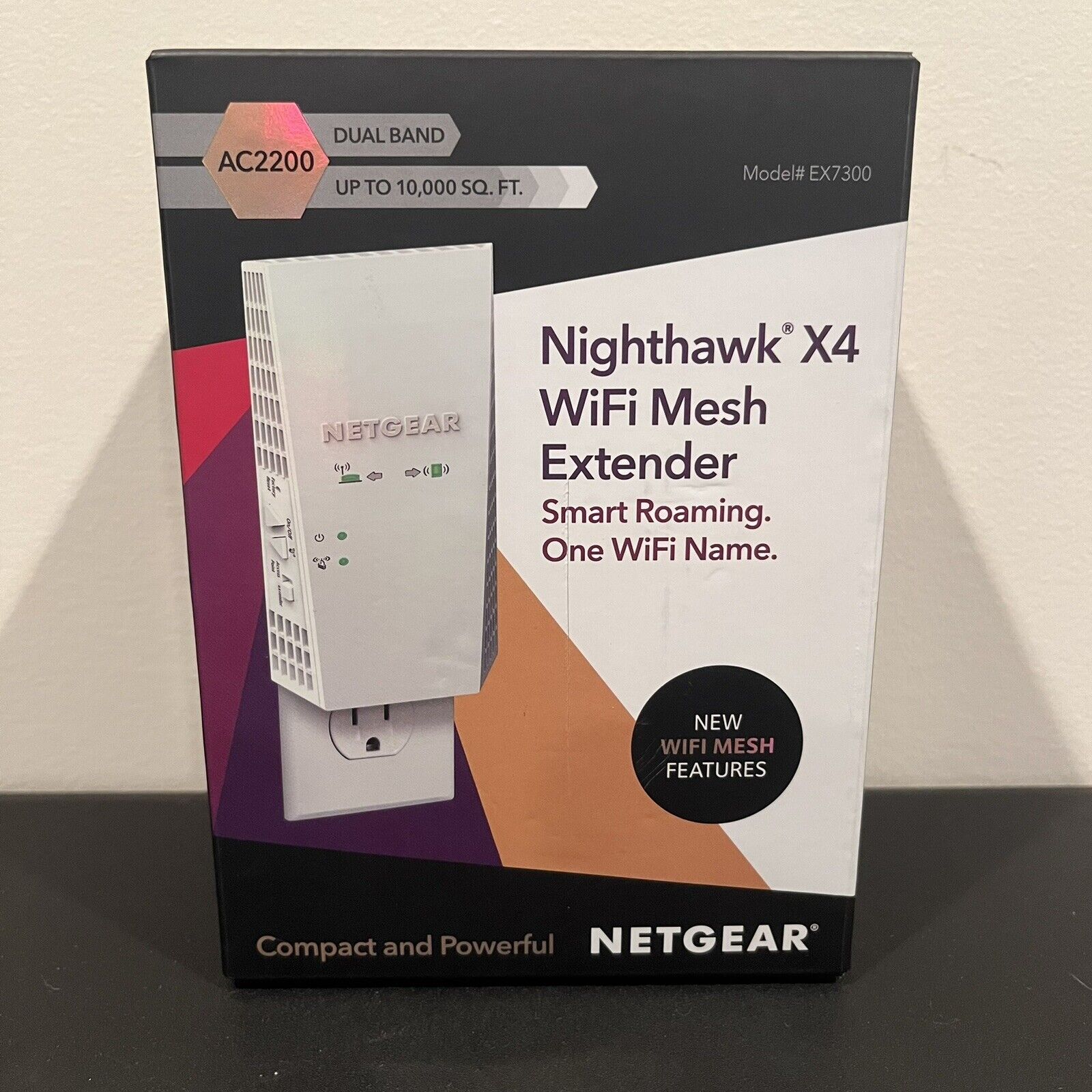 NETGEAR EX7300 Nighthawk X4 WiFi Mesh Extender AC2200 Dual Band *OPEN BOX*