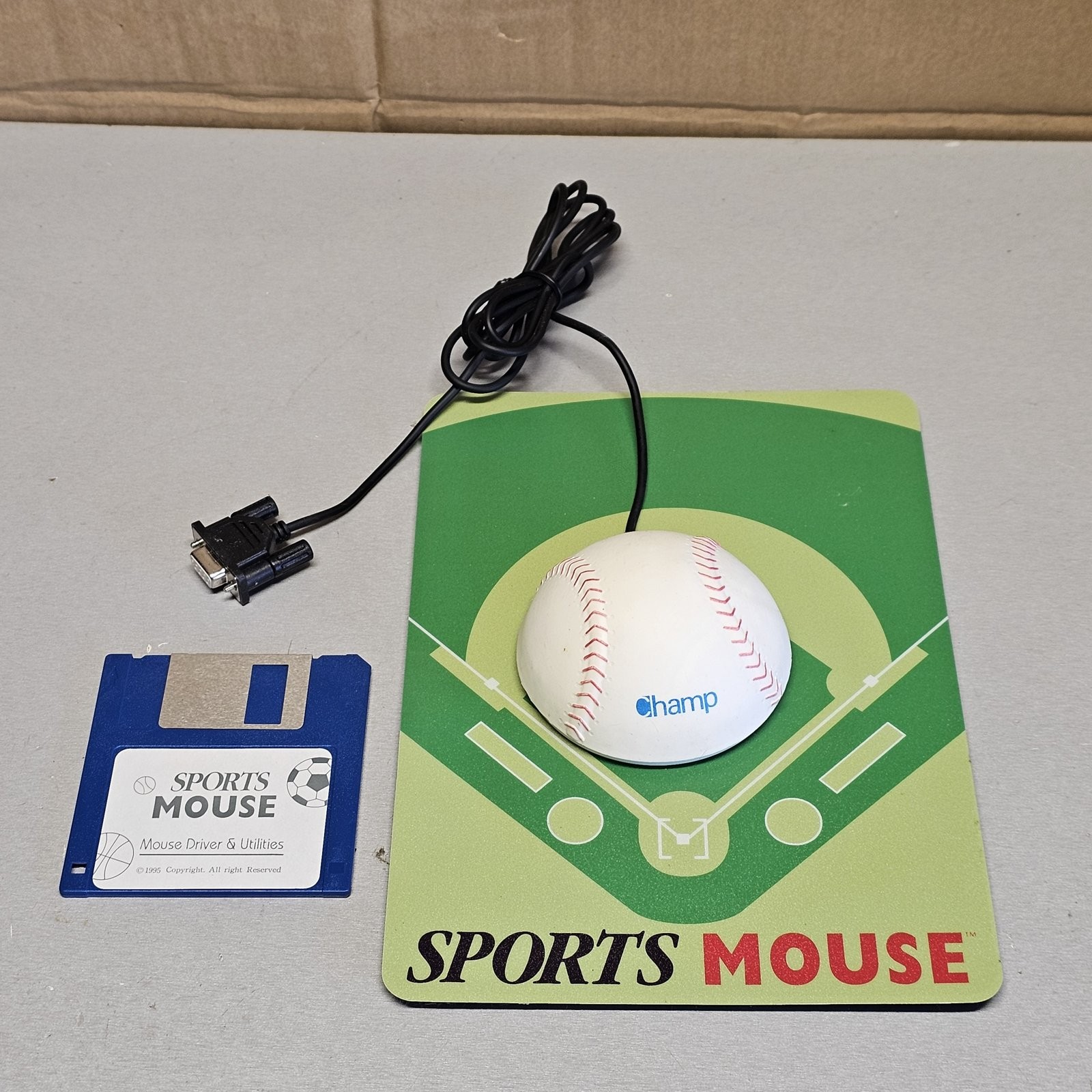 Champ Sports Mouse (Serial) (Never Used) AD-M36