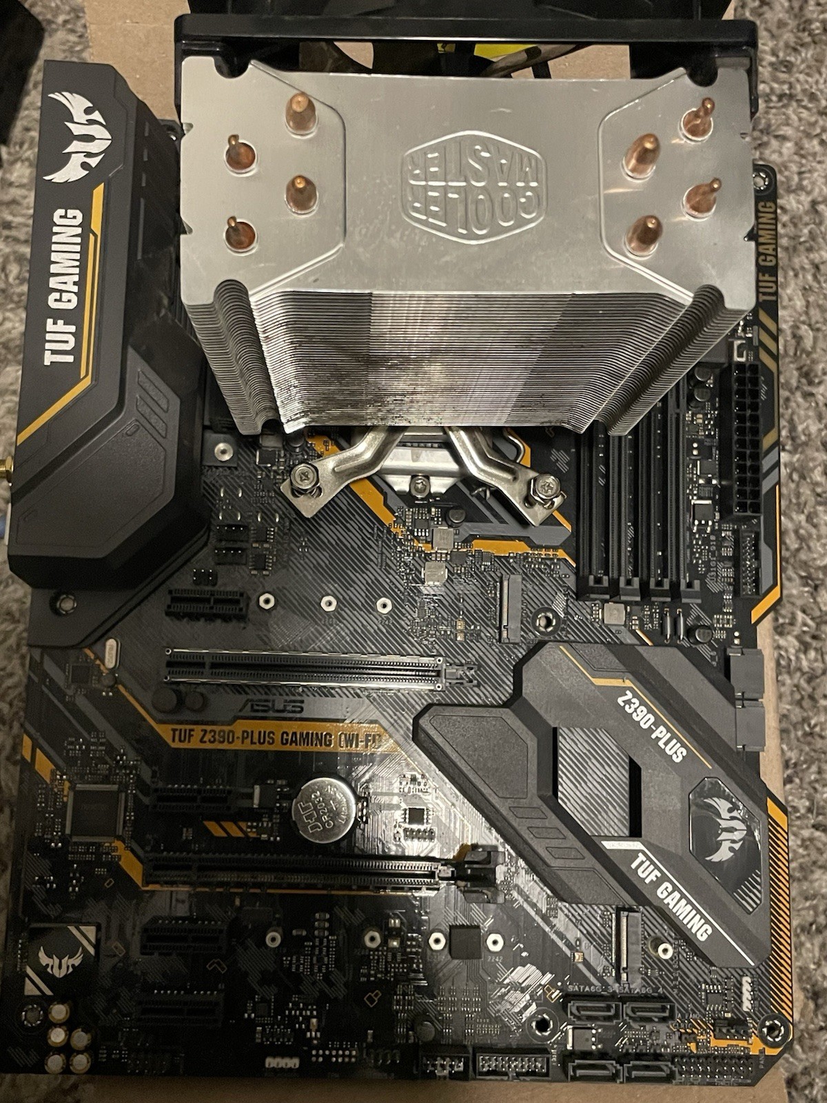 ASUS TUF Z390-PLUS  WiFi  Motherboard. Comes With I7-9700k And The Air Cooler