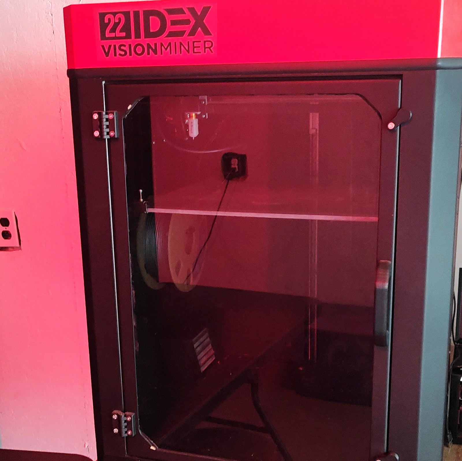 Vision Miner 22 IDEX V1 Enclosed High Temp FDM 3D Printer