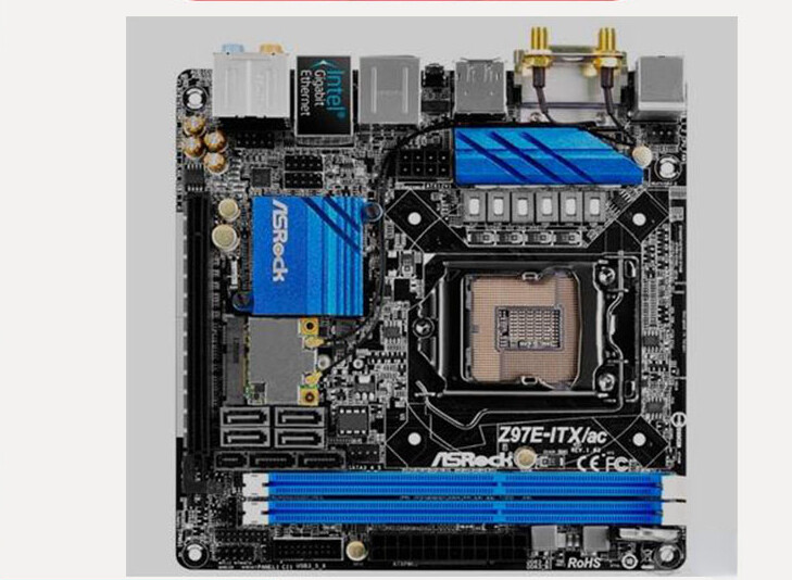 For ASRock Z97E-ITX/ac Desktop Motherboard Z97 LGA 1150 CPU SATA3 USB3.0