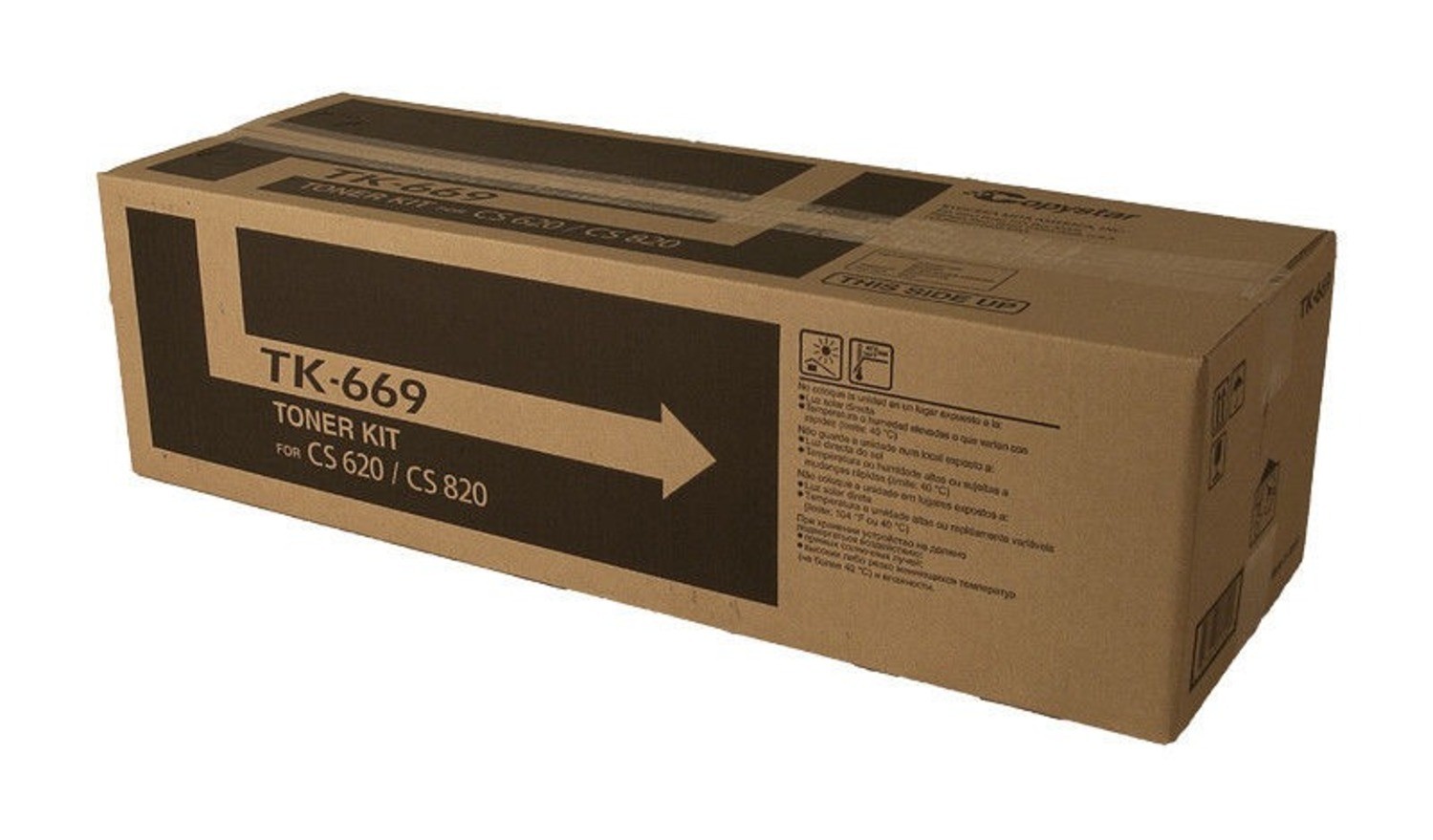 Genuine CopyStar TK-669 OEM Toner: Black Yields 55,000 Pages