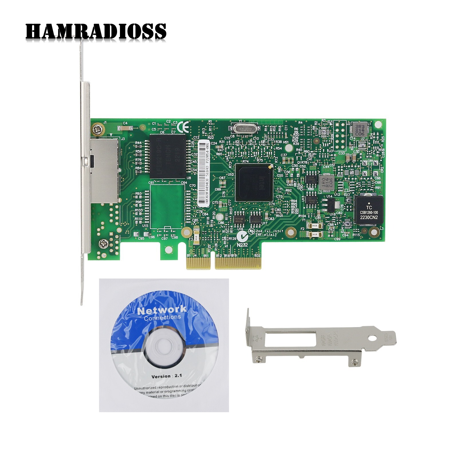 I350T2V2BLK I350-T2V2 1GB Ethernet Server Adapter 2Port Server PCIE Network Card
