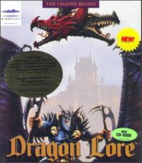 Dragon Lore w/ Manual PC CD battle-axe sword knight RPG graphic adventure game