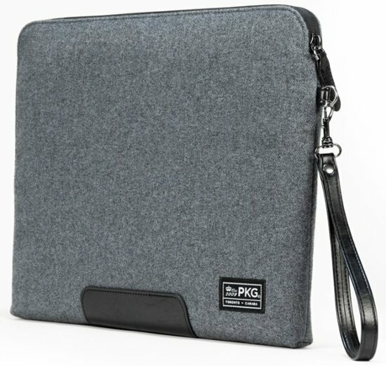 PKG - Laptop Sleeve Case weatherproof for Macbook pro Surface up to 14" Gray