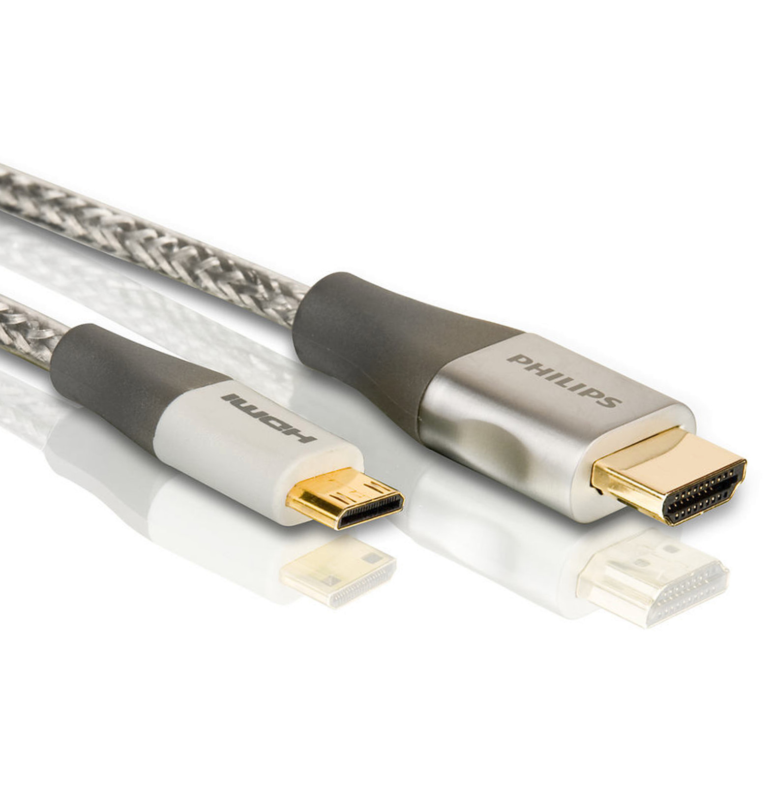 Philips Best Gold-Plated High Speed Mini HDMI 4K Ultra HD HDTV Camera Cable 6ft