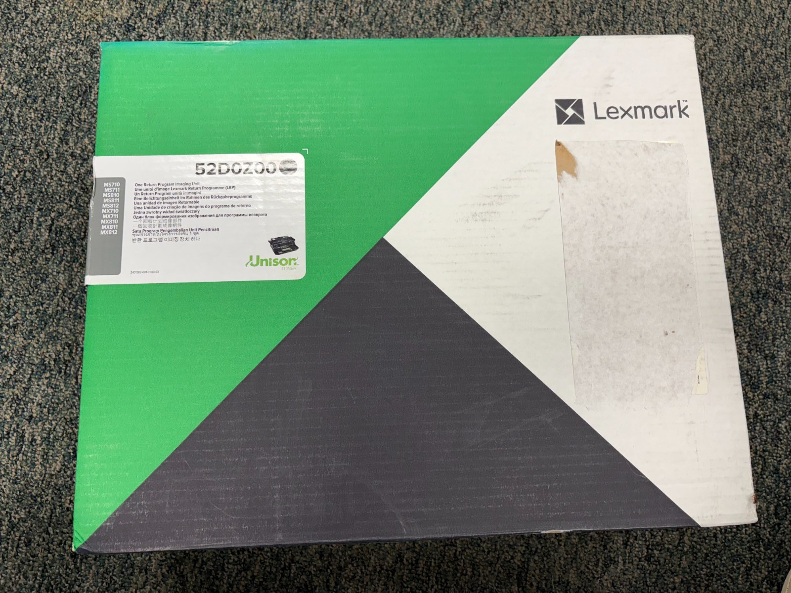 NEW GENUINE LEXMARK  BLACK IMAGING UNIT 52D0Z00