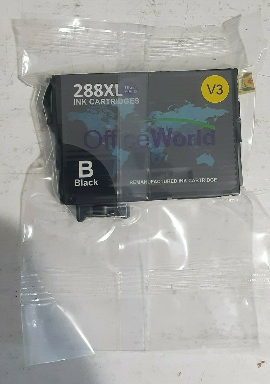 Office World Ultra Ink cartridge 288 XL. NEW sealed, Black, V3 high yield