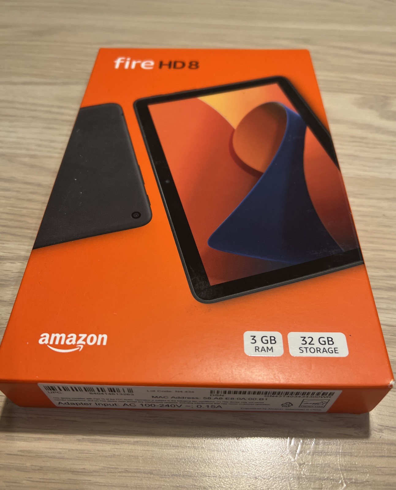 Amazon Fire HD 8  2024 8" HD tablet with Wi-Fi 3GB / 32 GB, Black,  New ne