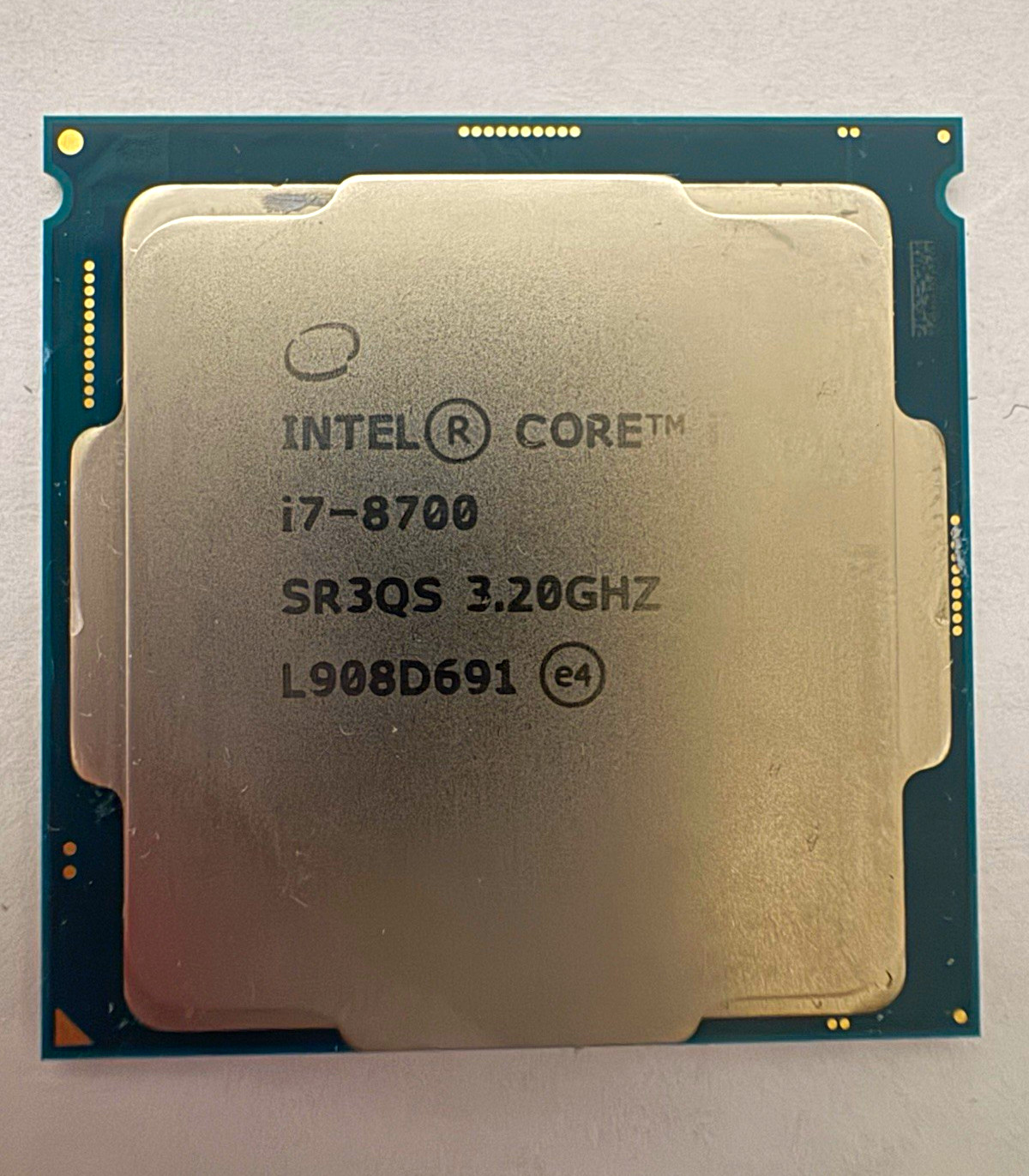 Intel Core i7-8700 6-Core 3.20GHz LGA1151 CPU Processor SR3QS