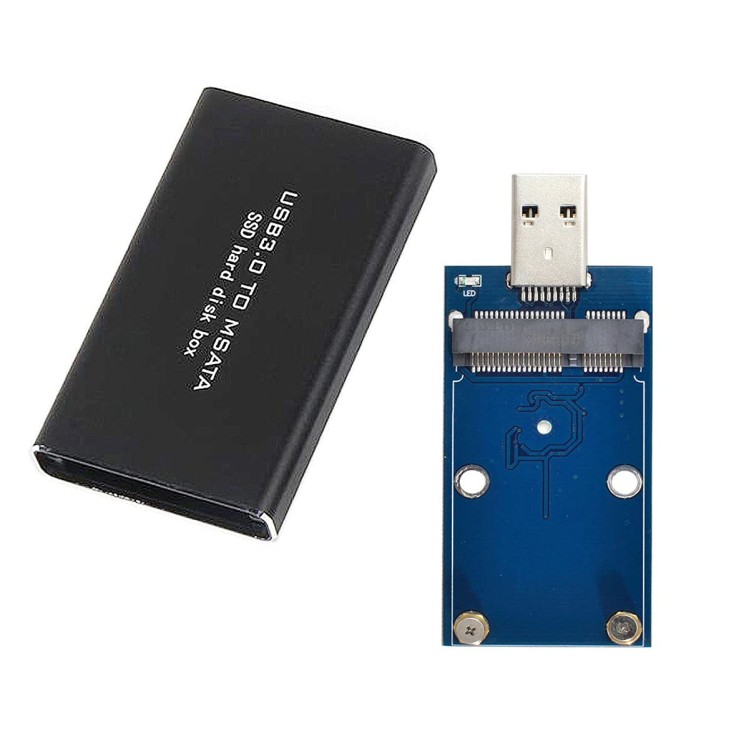 chenyang Mini PCI-E mSATA to USB 3.0 External SSD PCBA Conveter Adapter Pen Driv