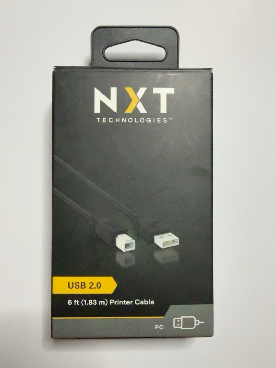 NXT Technologies NX29749 USB 2.0 Printer Cable 6ft USB A to B New In Box