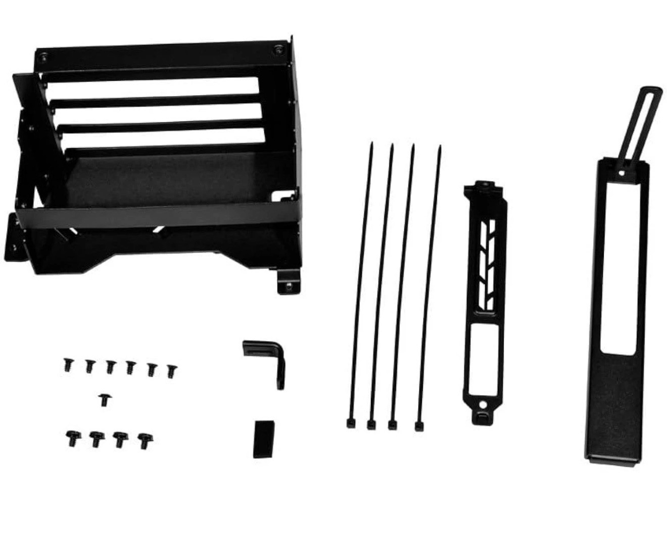 Upright GPU Bracket Kit for O11 Dynamic EVO XL 40 Series Black Upgrade Kit USNew