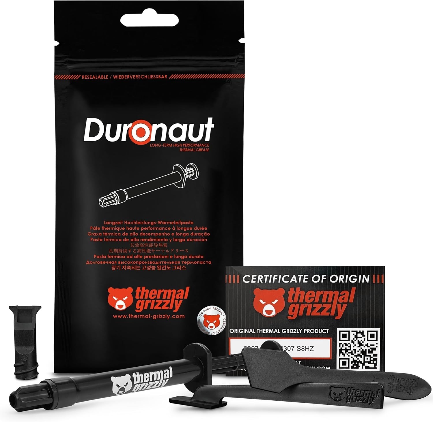 Thermal Grizzly -Duronaut- Enhanced Durability & High Performance Thermal Paste