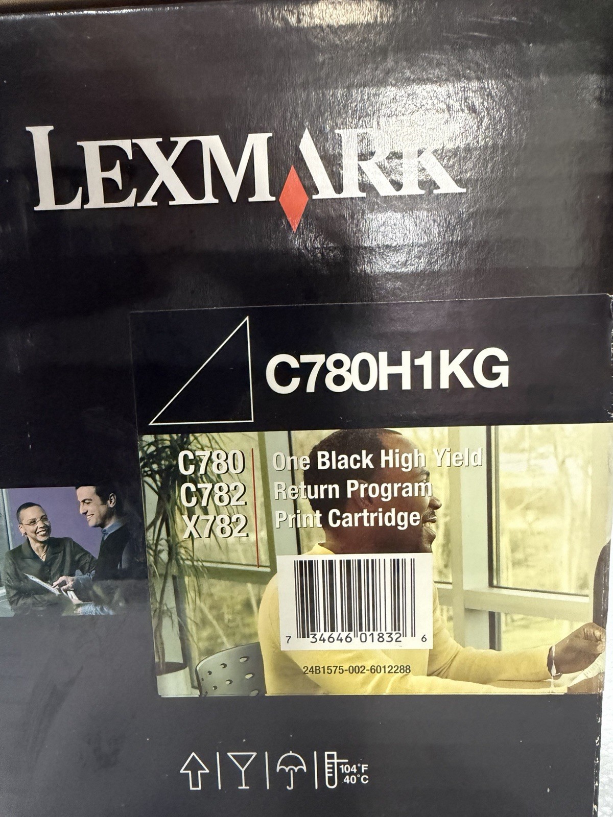 Lexmark C780H1KG Black High Yield Toner Cartridge for C780/C782/X782 Laser