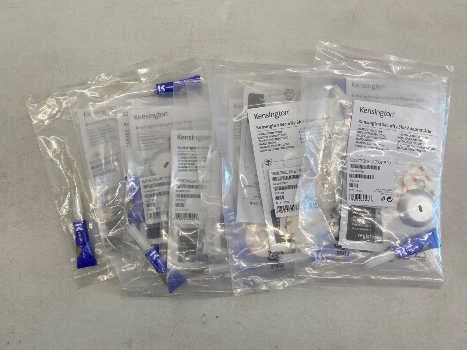 Lot of 8 - Kensington Security Slot Adapter Kit For Ultrabook K64995WW