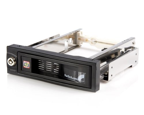 StarTech HSB100SATBK 5.25 Tray-Less SATA Hot-Swap Bay Black