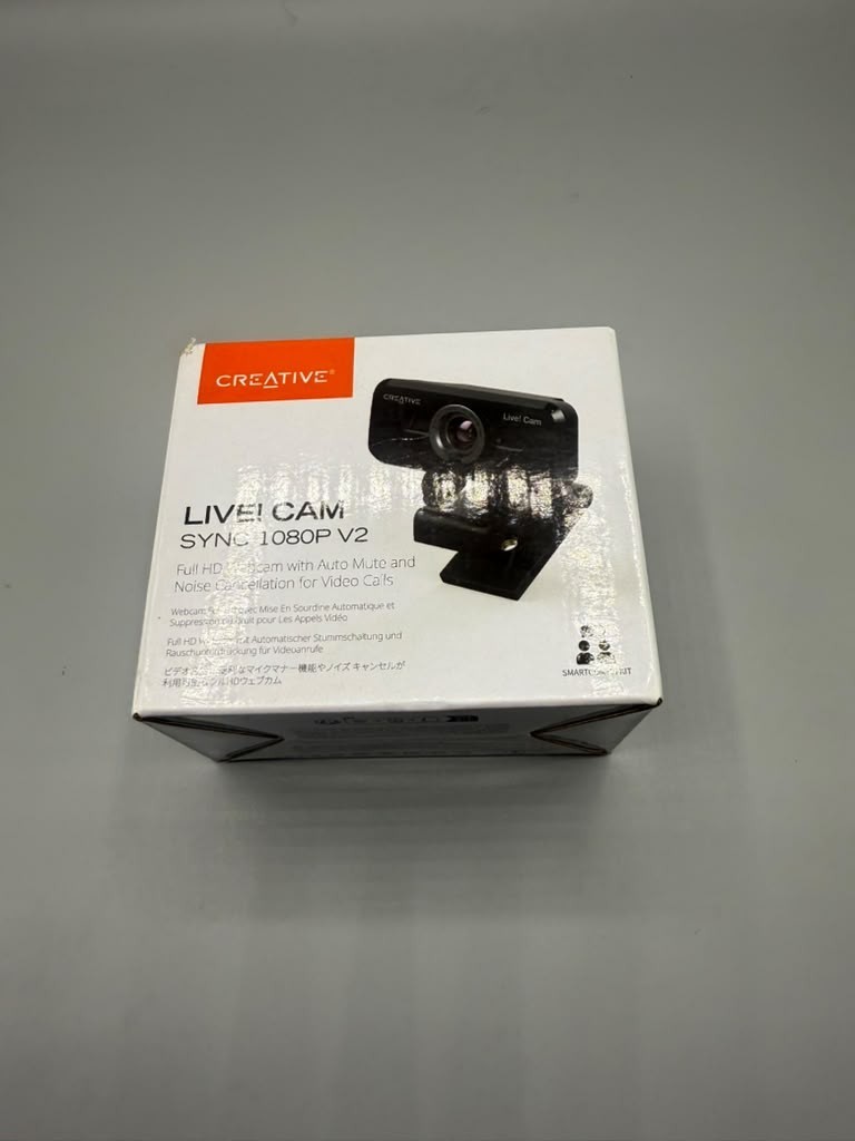 Creative Live Cam Sync 1080p V2 Webcam - 30 fps - Dual Mic - Black - USB 2.0