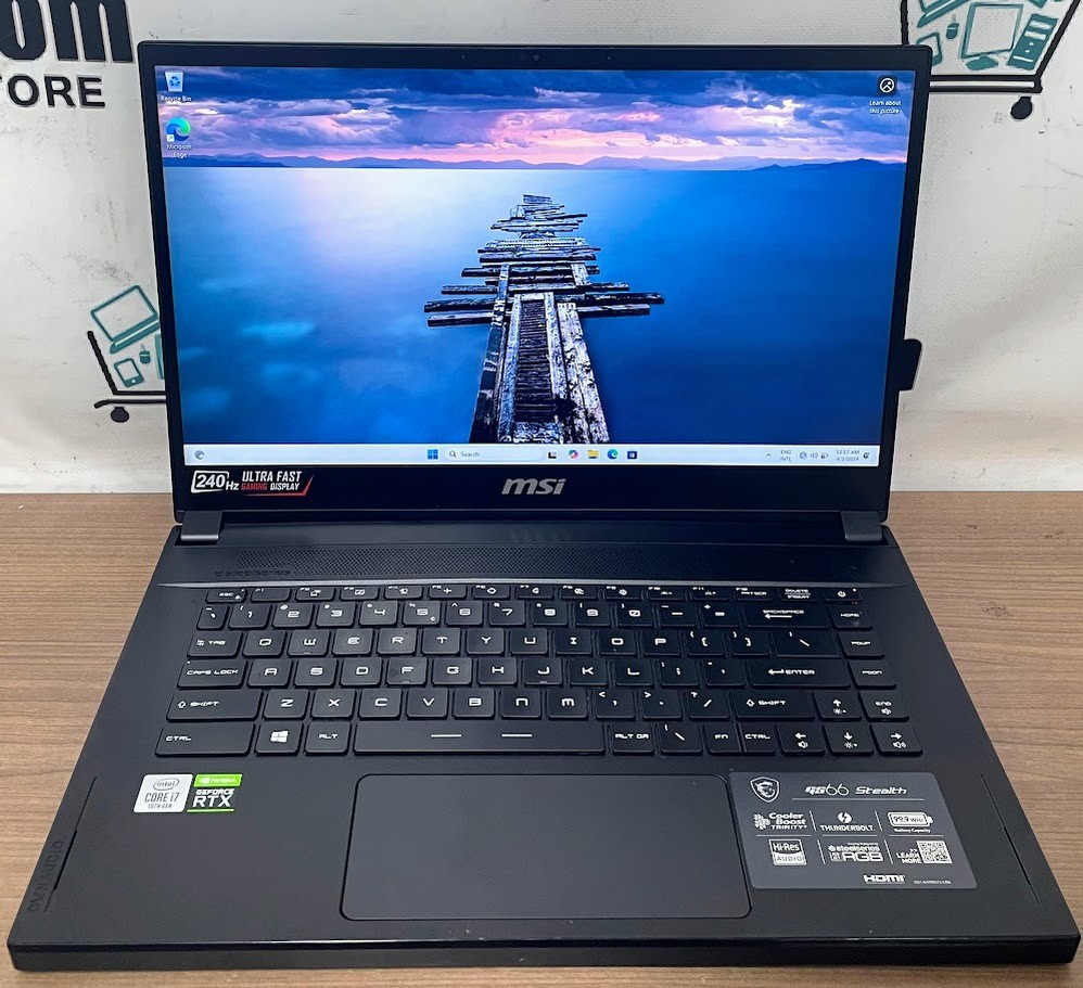 MSI GS66 Stealth 10SF W11Pro 15.6'' NVIDIA i7-10750H 2.70GHz 8gb 256gb SSD READ