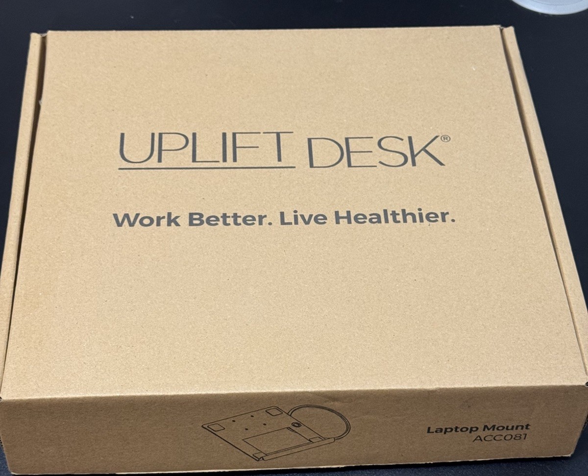UPLIFT Desk Laptop Mount Vesa Compatible w/ Mouse Circle Tray, No Arm Only Mount