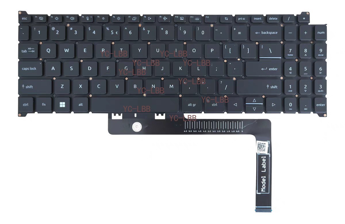 New for Acer Swift Go 16 SFG16-71-75FJ SFG16-71 N23C7 Laptop US Keyboard Backlit