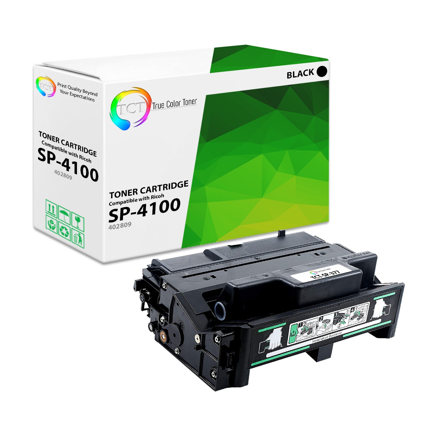 TCT Premium SP-4100 Black for Ricoh Aficio SP4100SF SP4110N Compatible Toner