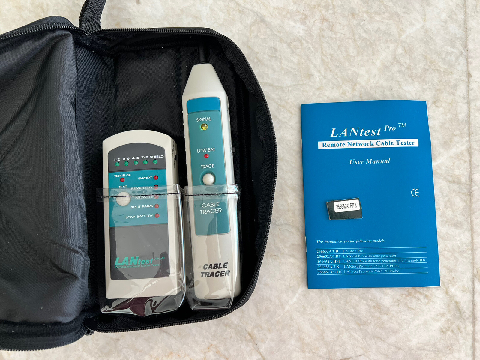 LANtest Pro with Tone Tracing Probe - Remote Network Cable Tester With Case