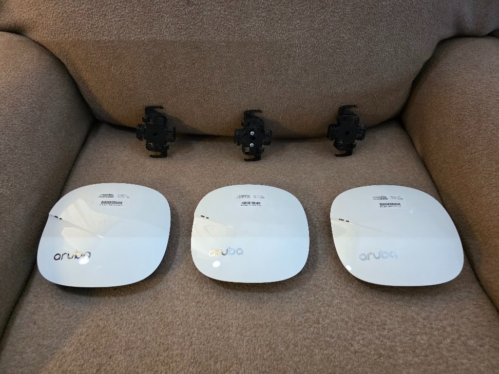 Lot of 3 Aruba Instant IAP-305-US APIN0305 JX946A Wireless Access Points No Adap