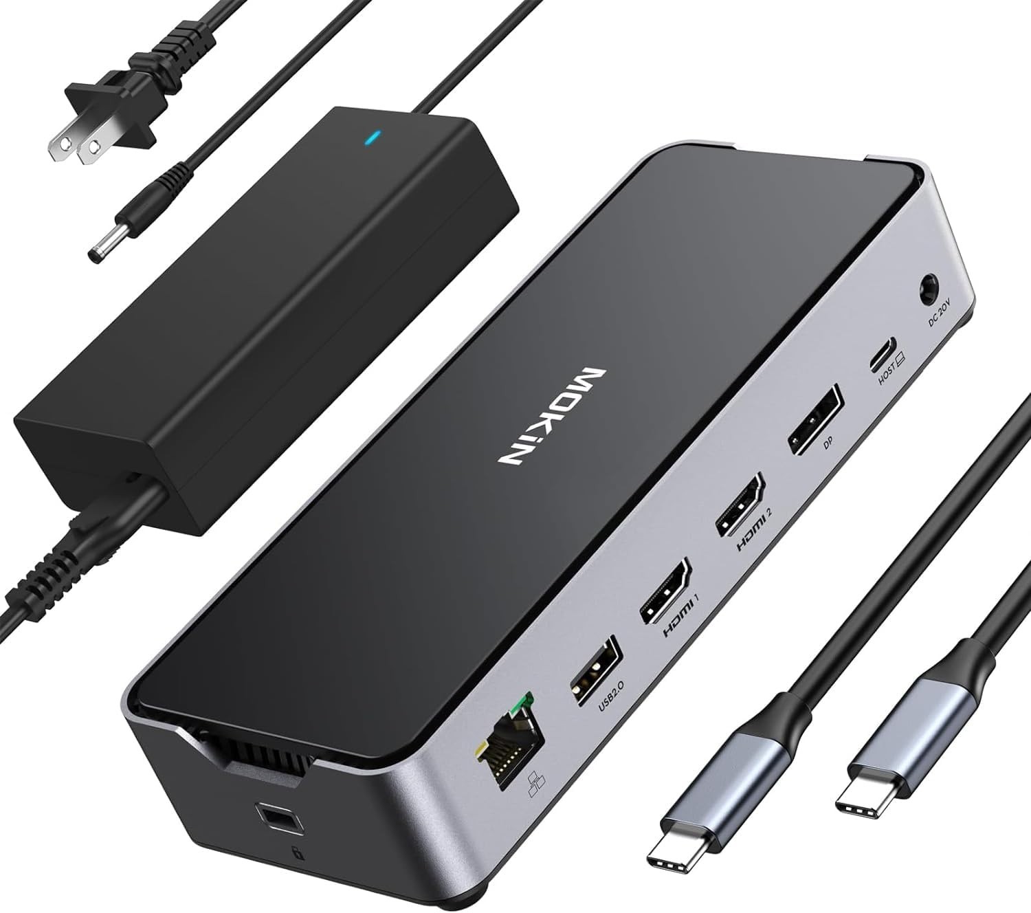Docking Station 3 Monitors Laptop USB C Open Box New