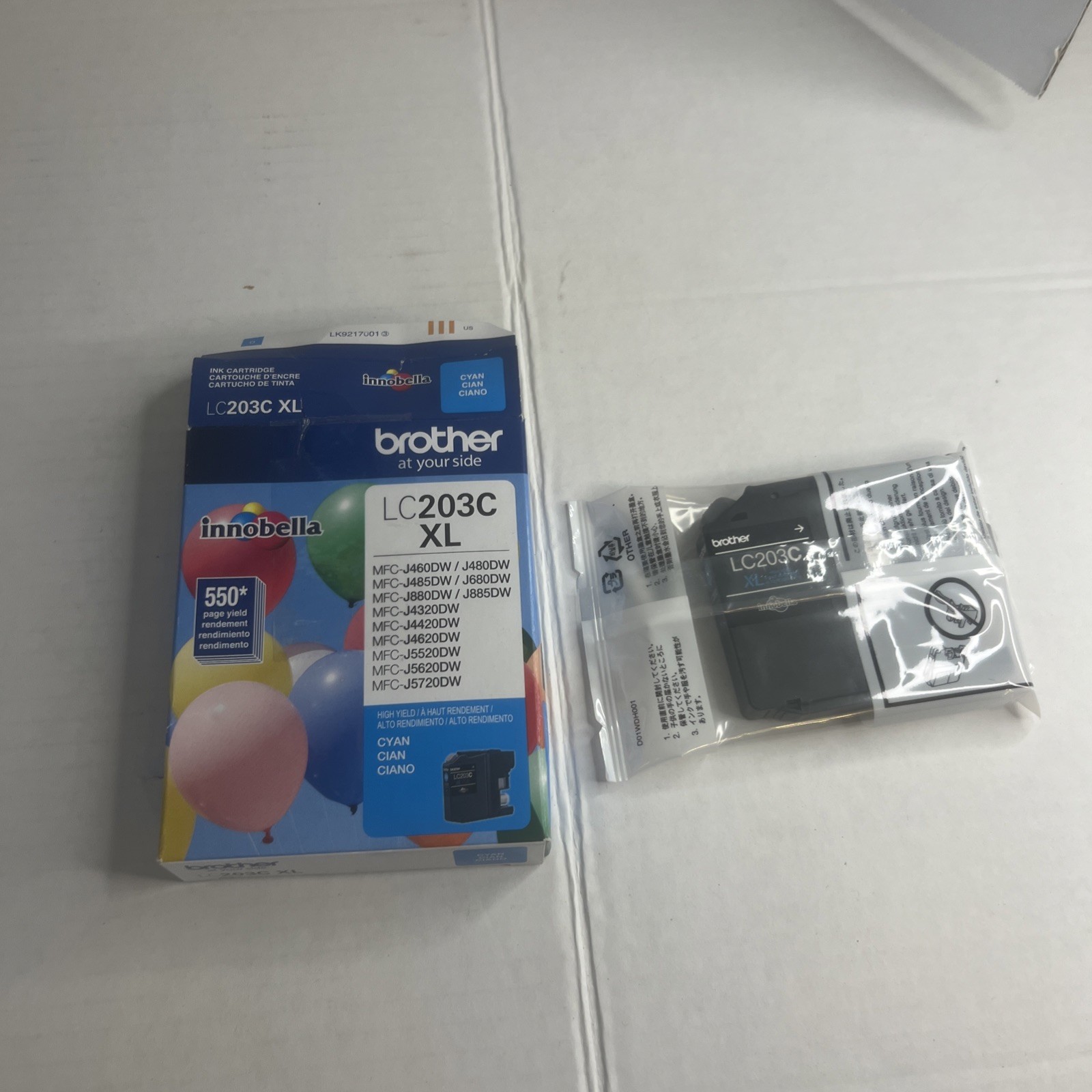 Brother LC203CXL Cyan High-Yield Ink Cartridge for MFC-J4320DW/4620DW/5620DW