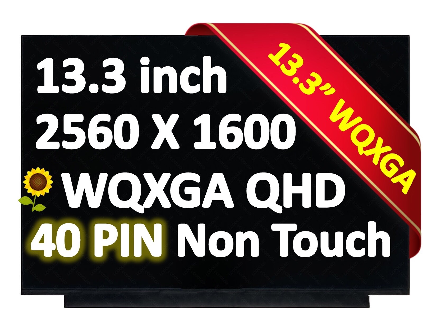 New/Orig for Lenovo13s G2 ITL QHD Display LCD Screen MND307DA1-2 5D10V42638