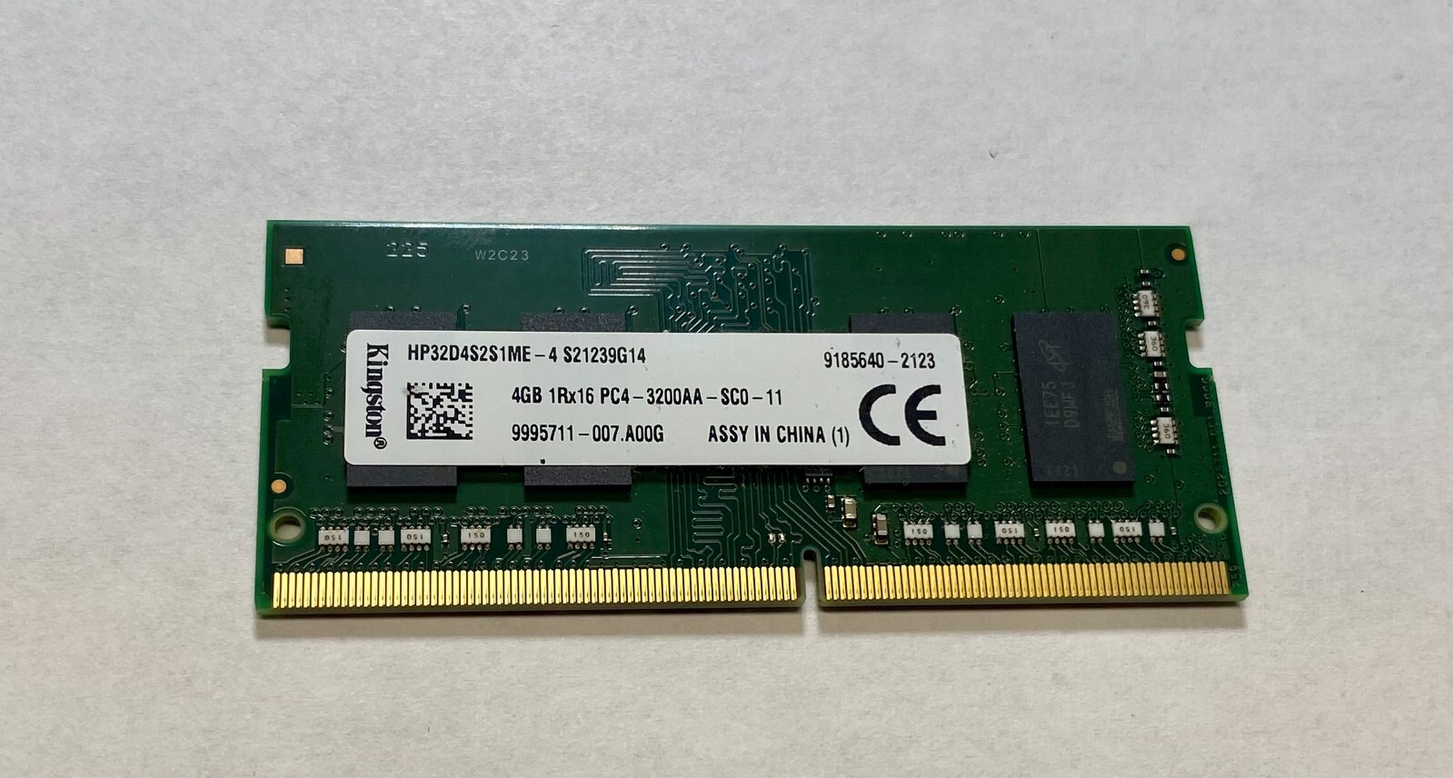 Pre-Owned Kingston HP32D4S21ME 4GB 1Rx16 RAM Stick