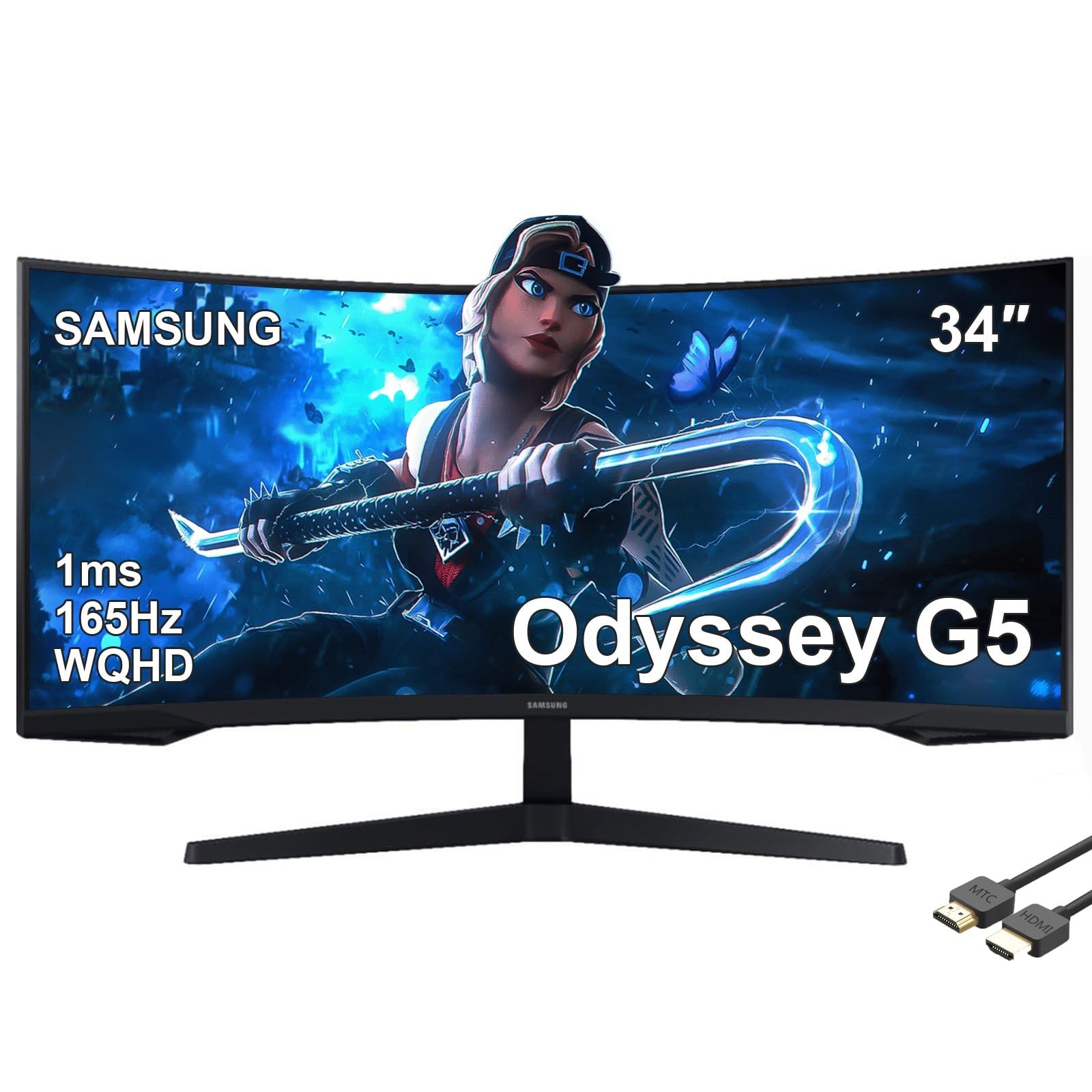 Samsung Odyssey/165Hz/Ultra WQHD/1ms/Brand New