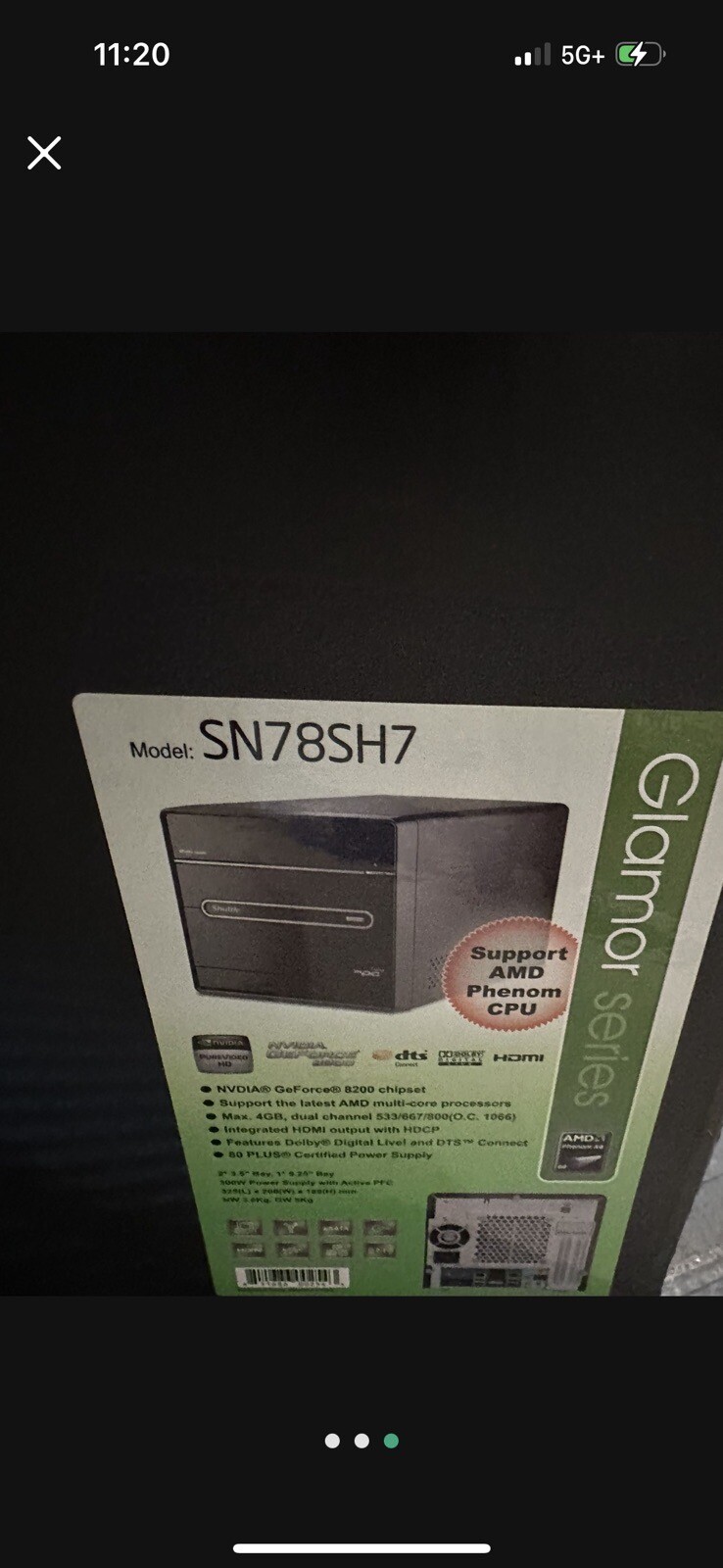 Shuttle SN78SH7 XPC Glamour Series NIB
