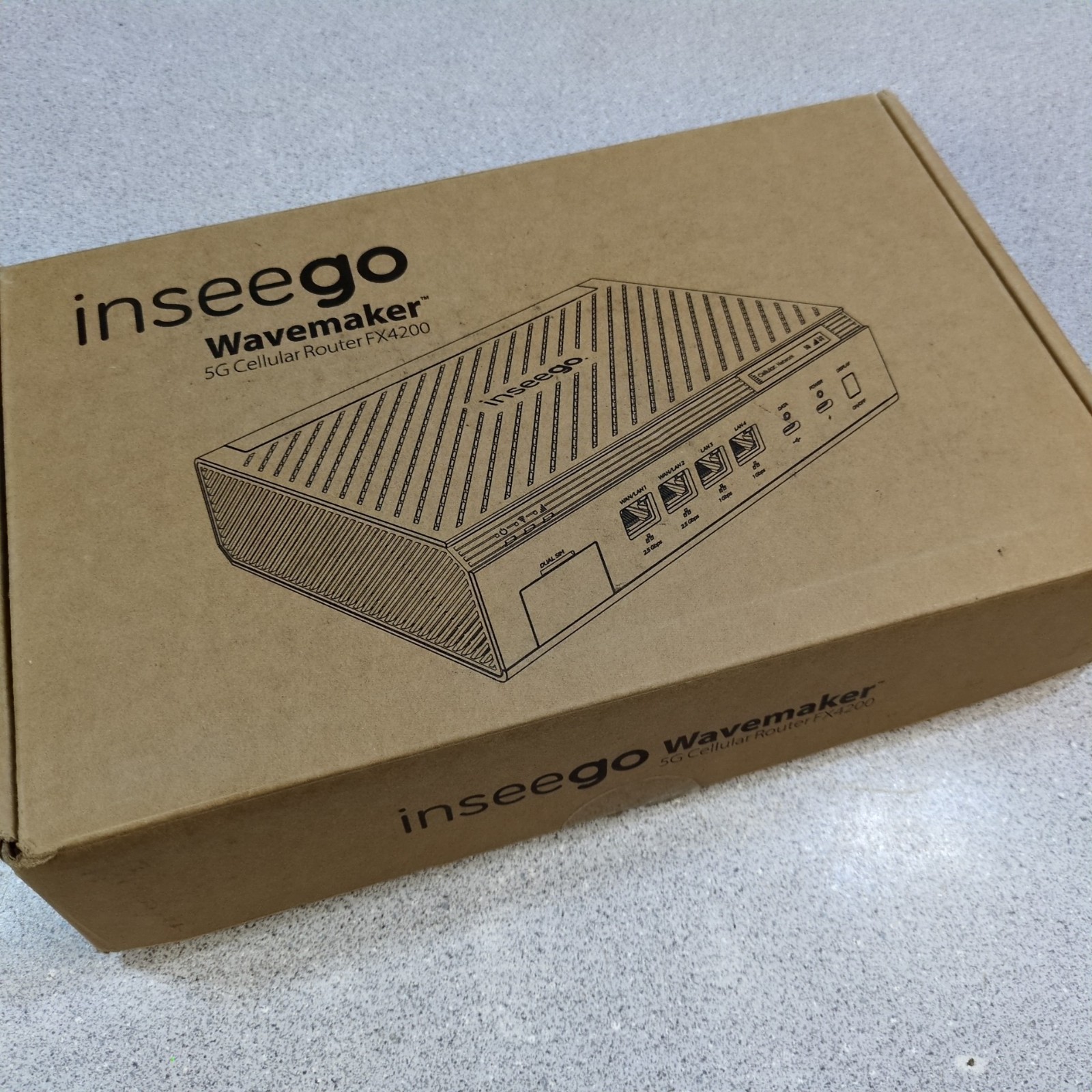 Inseego Wavemaker FX4240 5G Cellular Indoor Router FX4200 | Black | AT&T