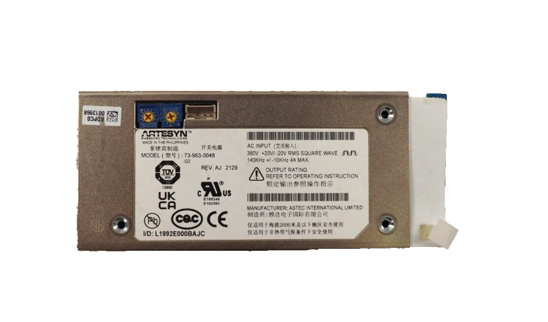 Artesyn Embedded Technologies 73-963-0048-G2 20V 4A Switching Power Supplies