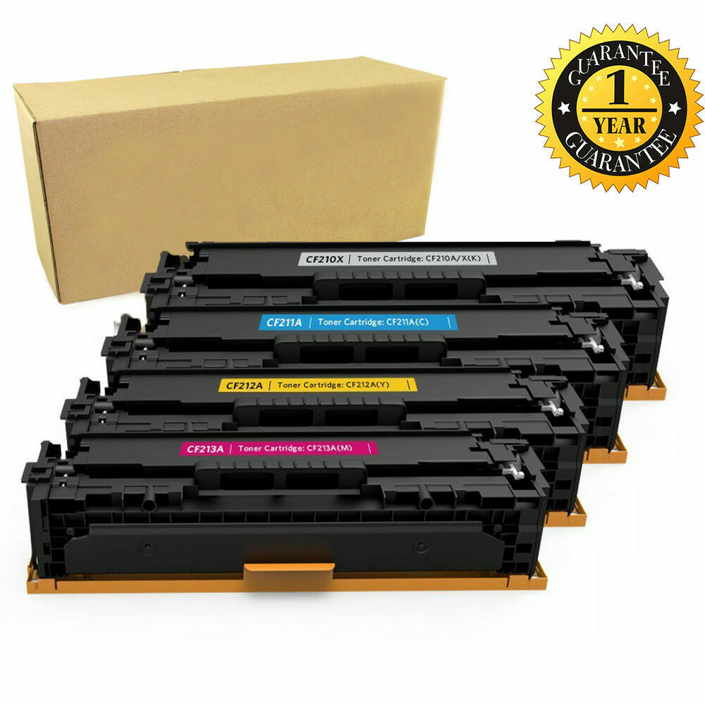 4PK For HP 131A LaserJet 200 M251nw MFP M276nw CF210X CF211A CF212A CF213A Toner