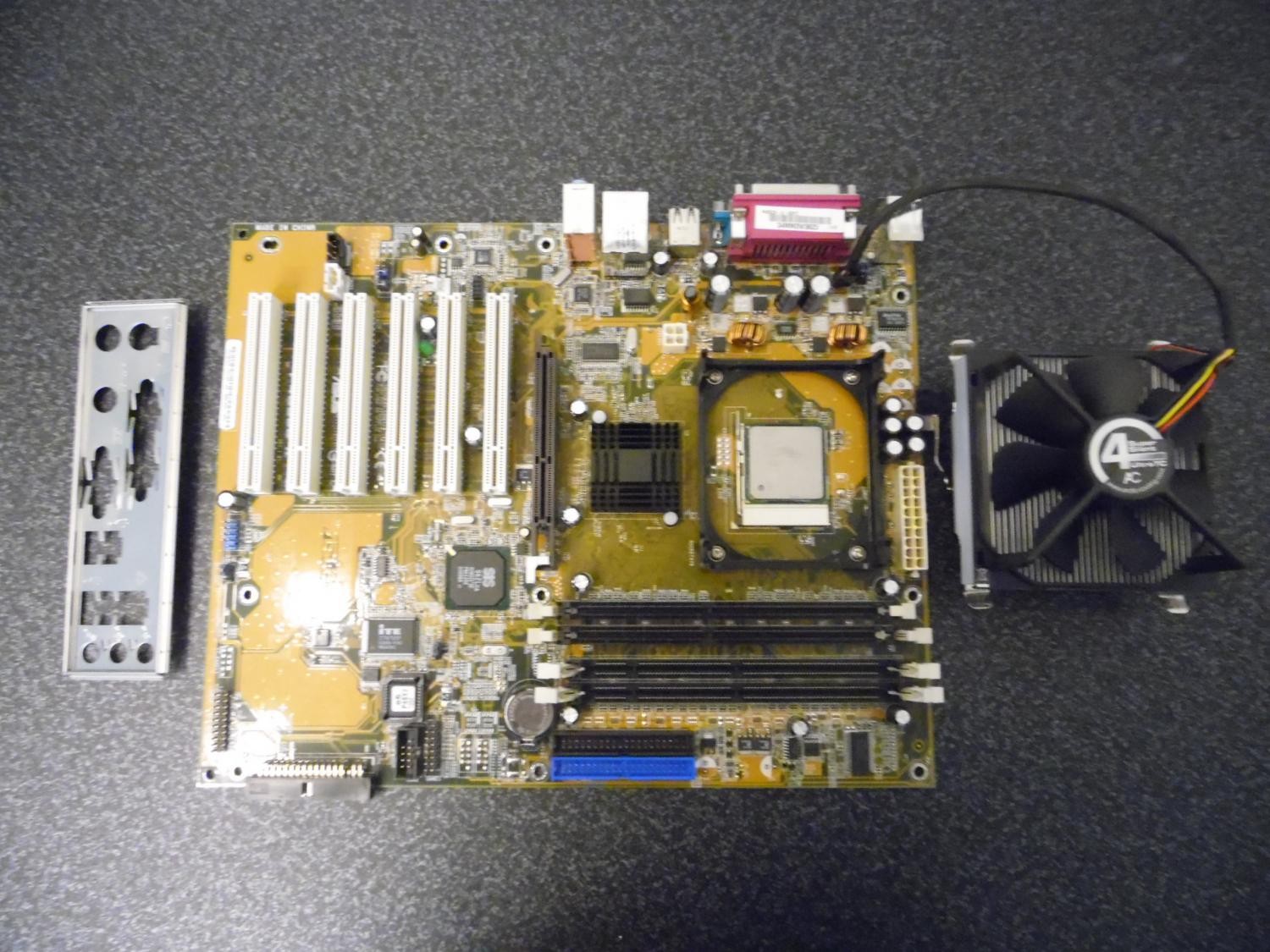 ASUS P4S533-X REV. 1.01 Socket 478 AGP SDRAM IDE with CPU SL6PF