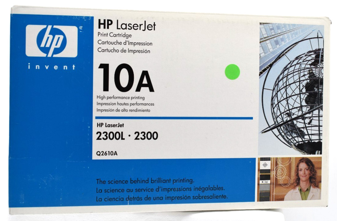 Original HP LaserJet 10A Black Toner Cartridge (Q2610A) - New OEM Factory Sealed