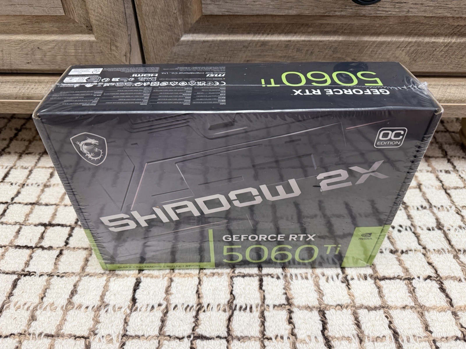 MSI NVIDIA GeForce RTX 5060 Ti 8GB Shadow 2X OC GPU New Sealed