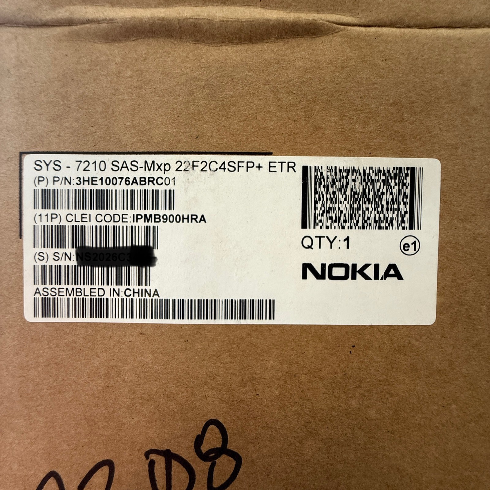 BRAND NEW Nokia 7210 SAS-Mxp Service Access Switch 22F2C4SFP+ ETR